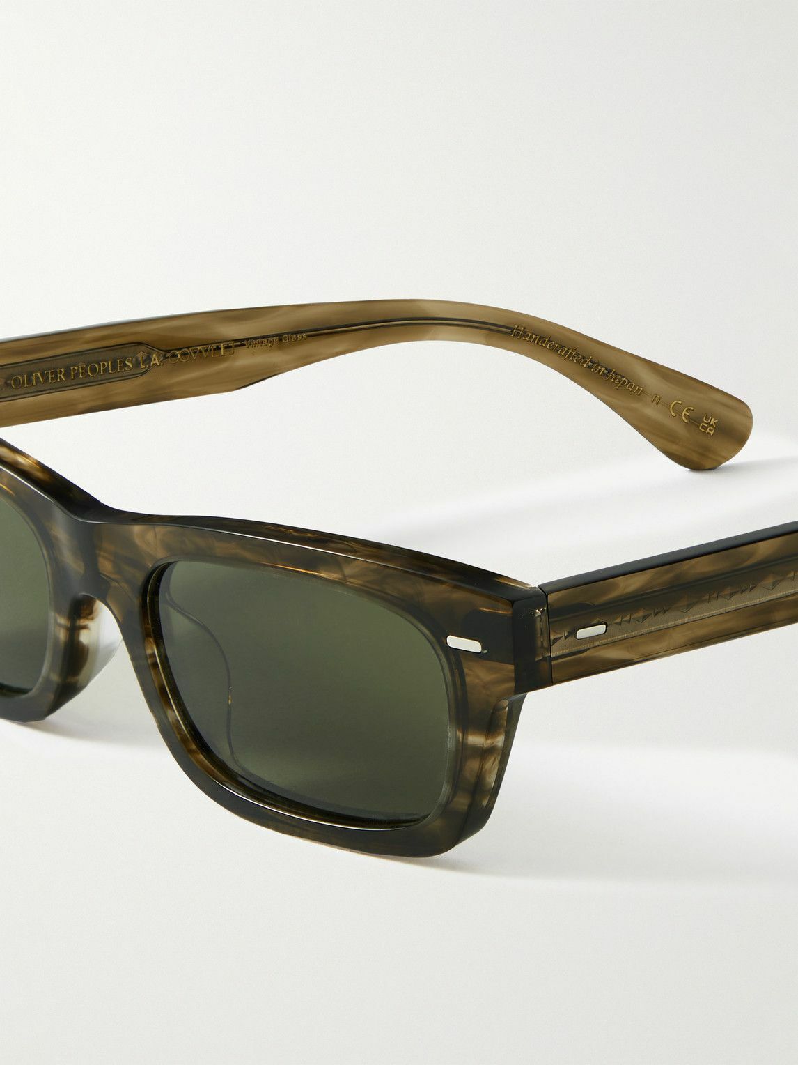 Oliver Peoples - Davri Rectangular-Frame Tortoiseshell  display picture 2