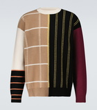 Loewe - Patchwork striped cashmere sweater