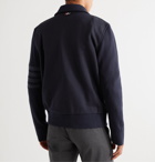 Thom Browne - Cotton-Jersey Bomber Jacket - Blue