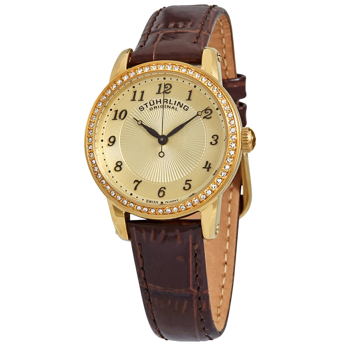 Stuhrling Original Symphony Gold-tone Dial Ladies Watch M15365