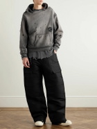 SAINT MXXXXXX - Cotton-Jersey Hoodie - Gray