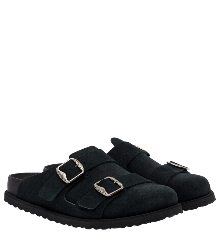 Photo: Birkenstock 1774 222 West suede clogs