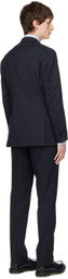 Ring Jacket Navy Tropical Wool Suit