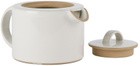 departo White Ceramic Tea Pot