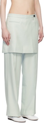 Sandy Liang Blue Crosby Trousers