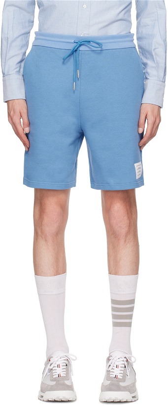 Photo: Thom Browne Blue Mid-Thigh Shorts