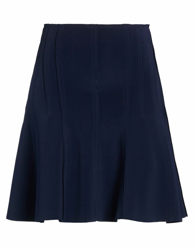 Photo: Norma Kamali Womens Mini skirt Midnight in Blue