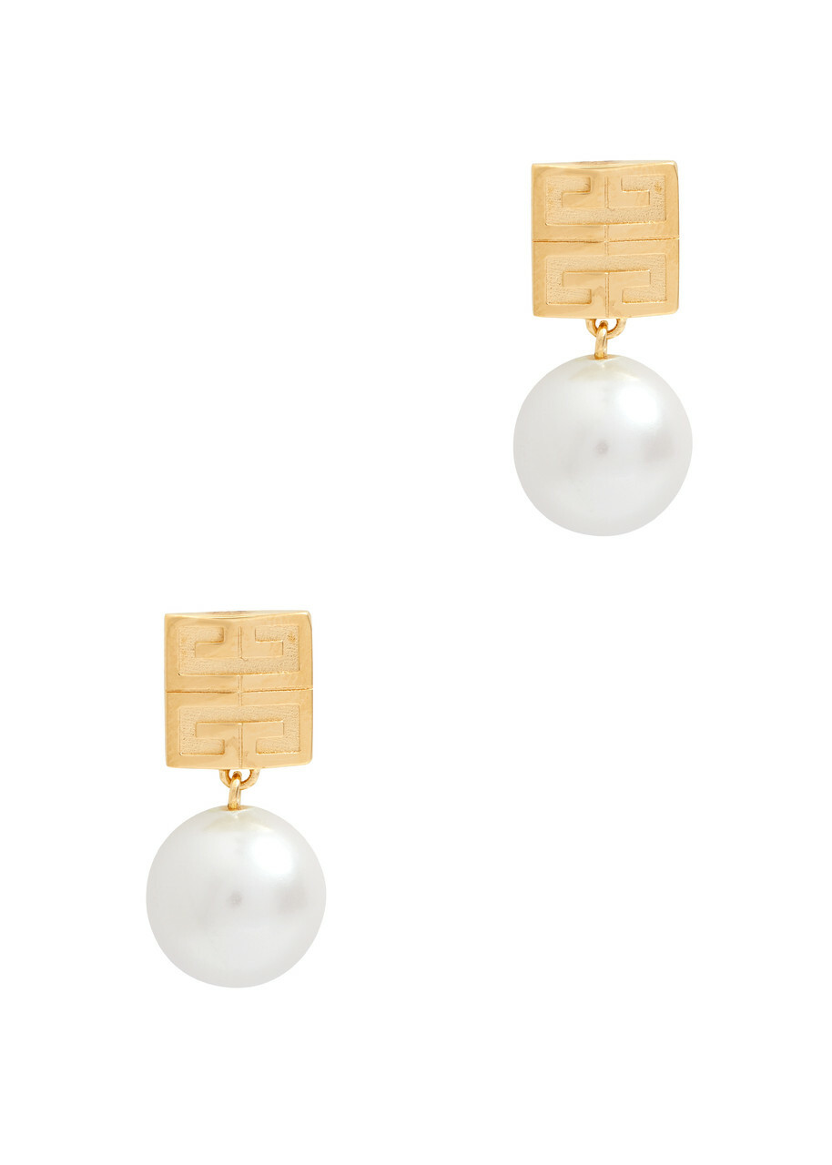 Givenchy 4G-engraved Drop Earrings - Gold - One Size