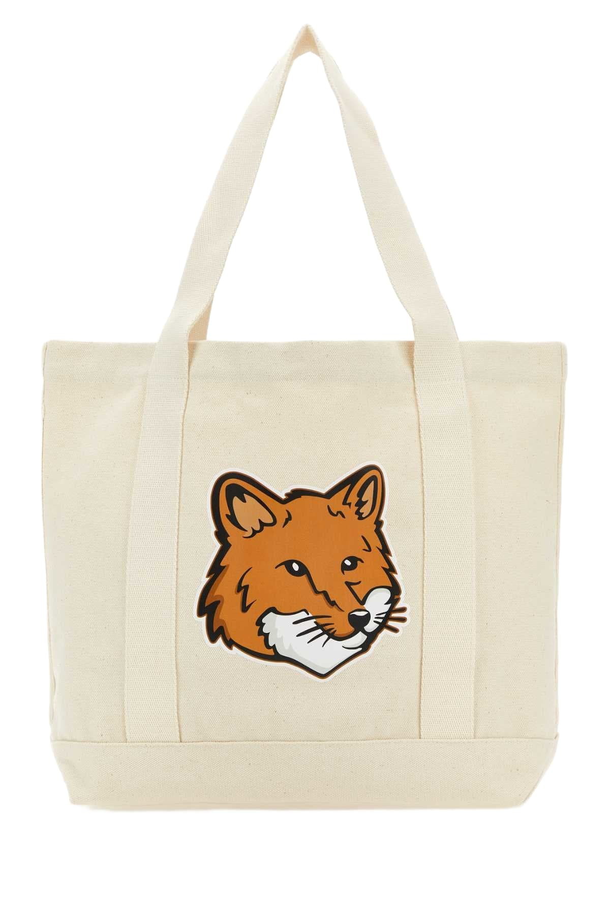 MAISON KITSUNE★Fox Head Large Tote Bag トートバッグ Redstar Maison Kitsuné - Fox Head Large Tote | HBX - Globally