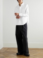 LOEWE - Logo-Embroidered Cotton-Poplin Shirt - White