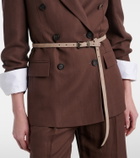 Brunello Cucinelli Monili suede belt