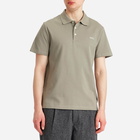 A.P.C. Men's Carter Logo Polo in Gray Green