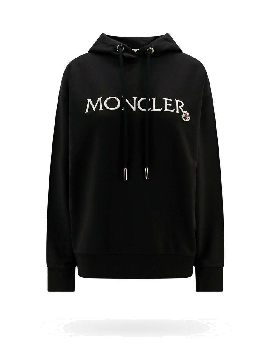 Moncler Sweatshirt Black Womens Moncler