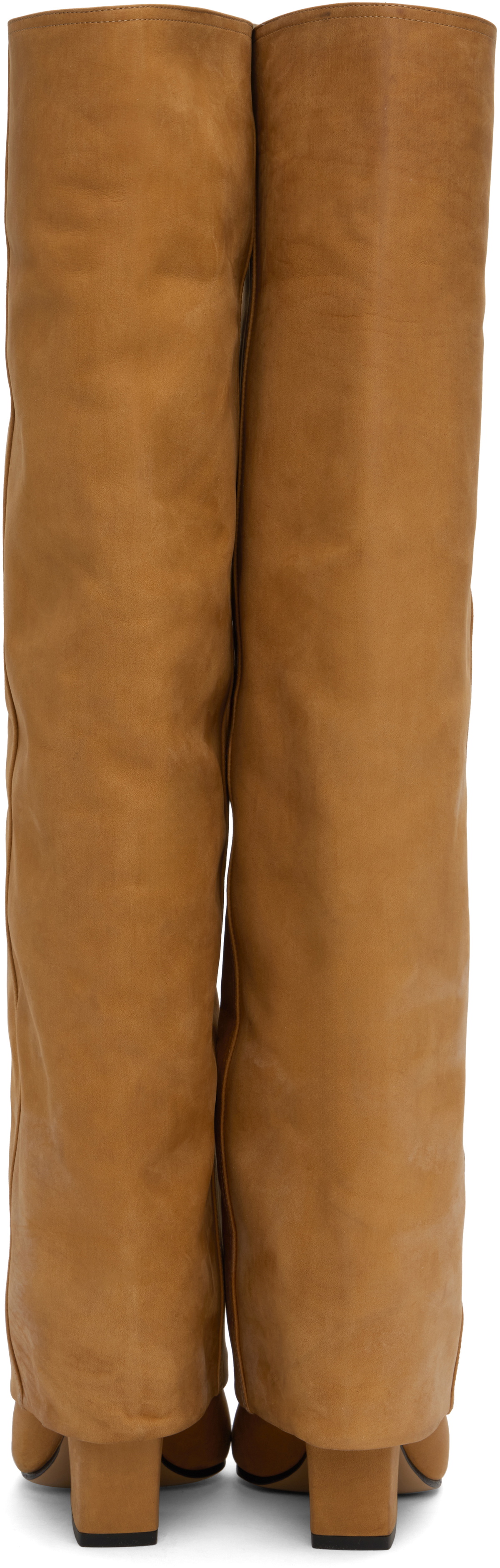 Paris Texas Tan Jane Fold Over Tall Boots Paris Texas