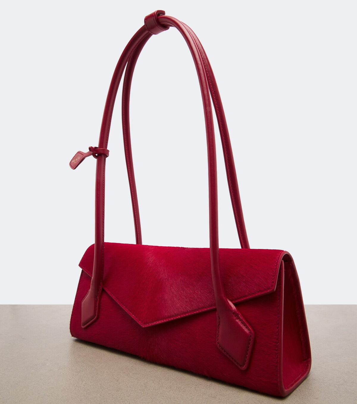Alaïa Le Teckel Small calf hair shoulder bag