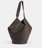 Khaite Lotus Small leather tote