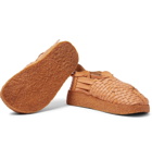 Malibu - Latigo Woven Faux Leather Sandals - Men - Tan