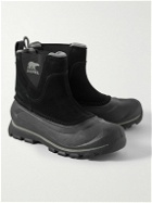 Sorel - Buxton™ Fleece-Lined Suede and Rubber Chelsea Boots - Black