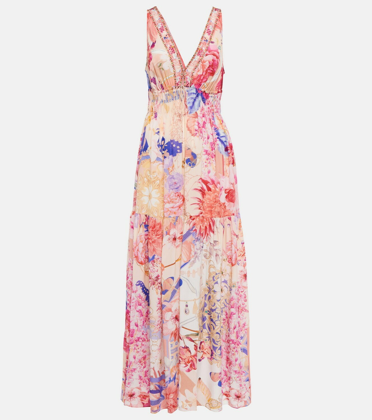 Camilla Floral silk maxi dress Camilla