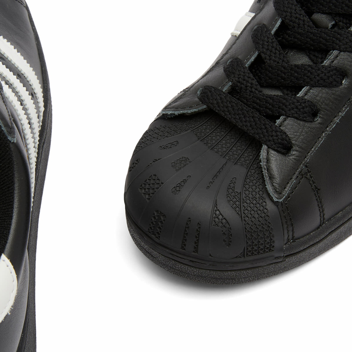 Adidas x Beams Superstar Sneaker in Core Black/White/Gold