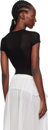 Paris Georgia Black Elemental Sheer Baby T-shirt
