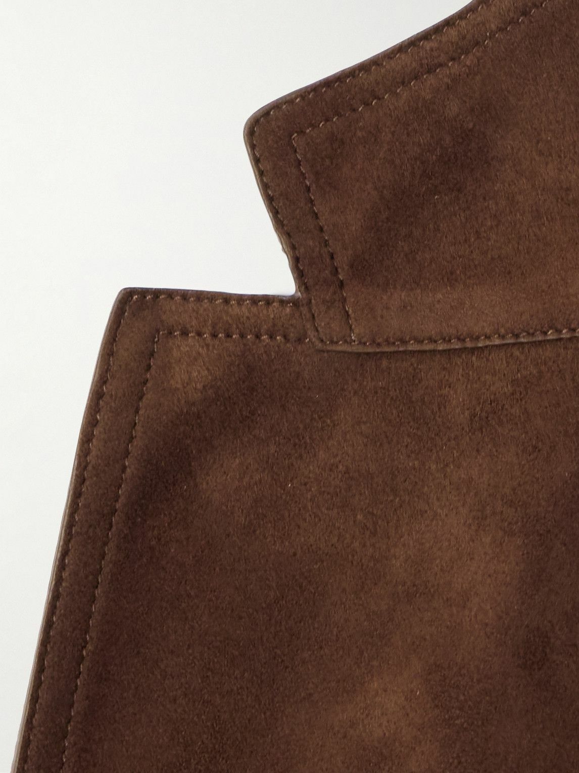 Ralph Lauren Purple label - Stewart Suede Blazer - Brown