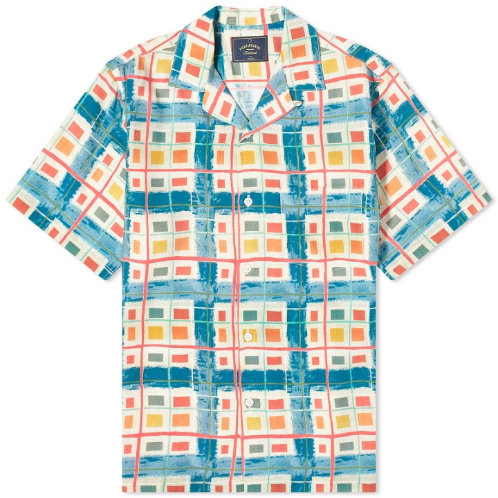 Photo: Portuguese Flannel Men's Color Case Vacation Shirt in Blue