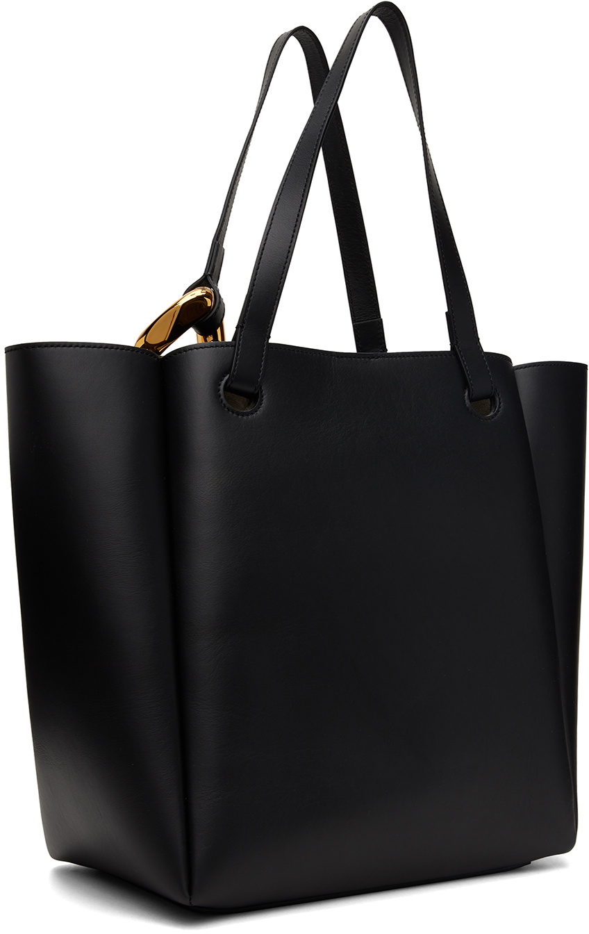 JW Anderson Black JWA Corner Leather Tote JW Anderson