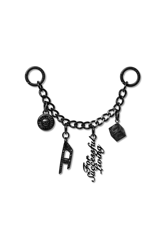 Photo: Diesel Charm Thin Silver - Universal straps - Unisex - Black