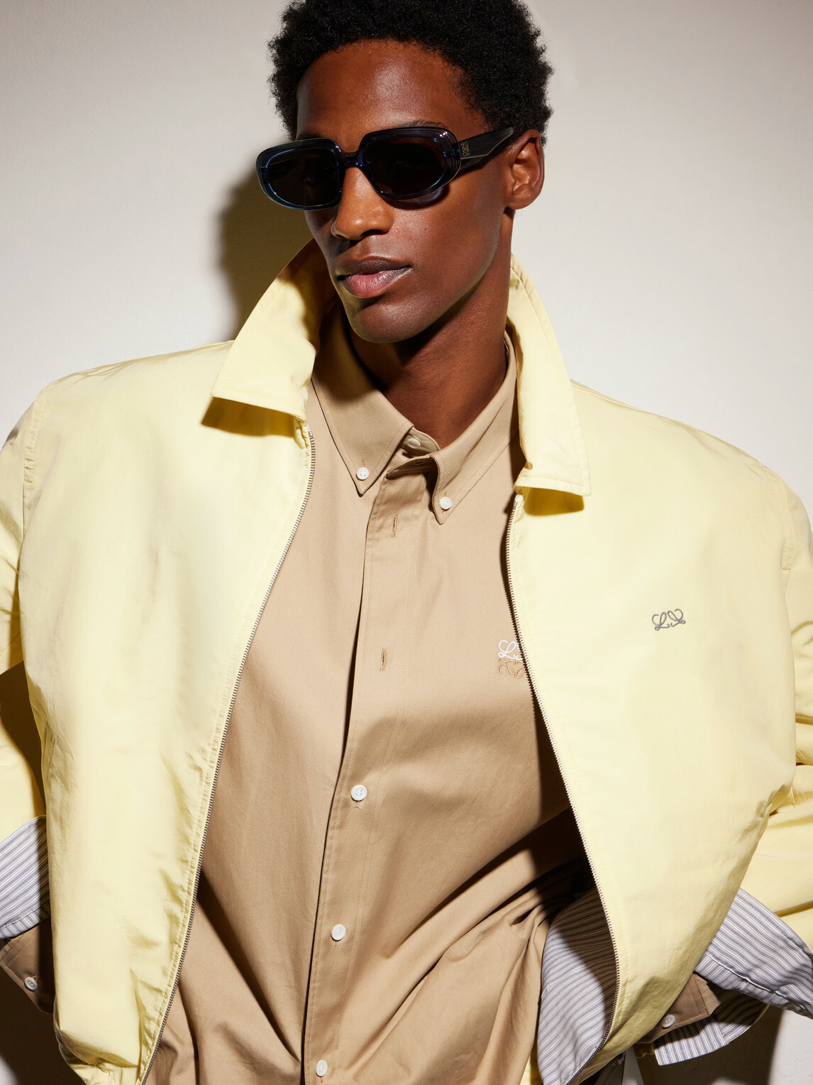 LOEWE - Anagram Round-Frame Acetate Sunglasses