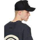 AMIRI Black 'MA' Full Canvas Cap