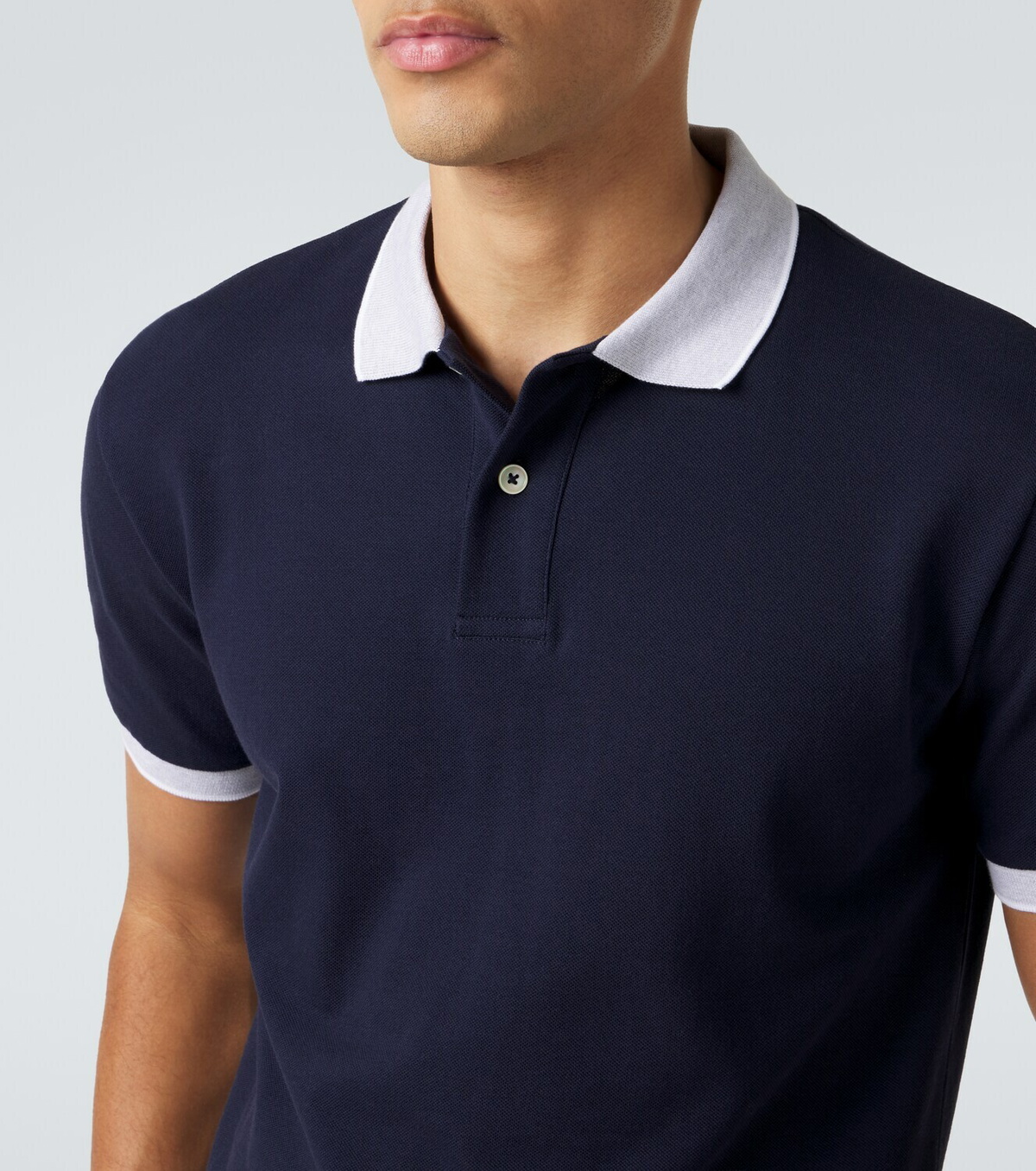 Eleventy Cotton piqué polo shirt