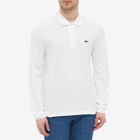 Lacoste Men's Long Sleeve Classic Polo Shirt in White