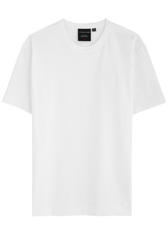 Photo: Canada Goose Gladstone Logo Cotton T-shirt White