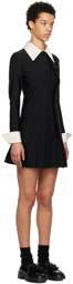 Anna Sui Black Schoolgirl Minidress