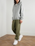 Nike - Solo Swoosh Tapered Logo-Embroidered Cotton-Blend Jersey Sweatpants - Green