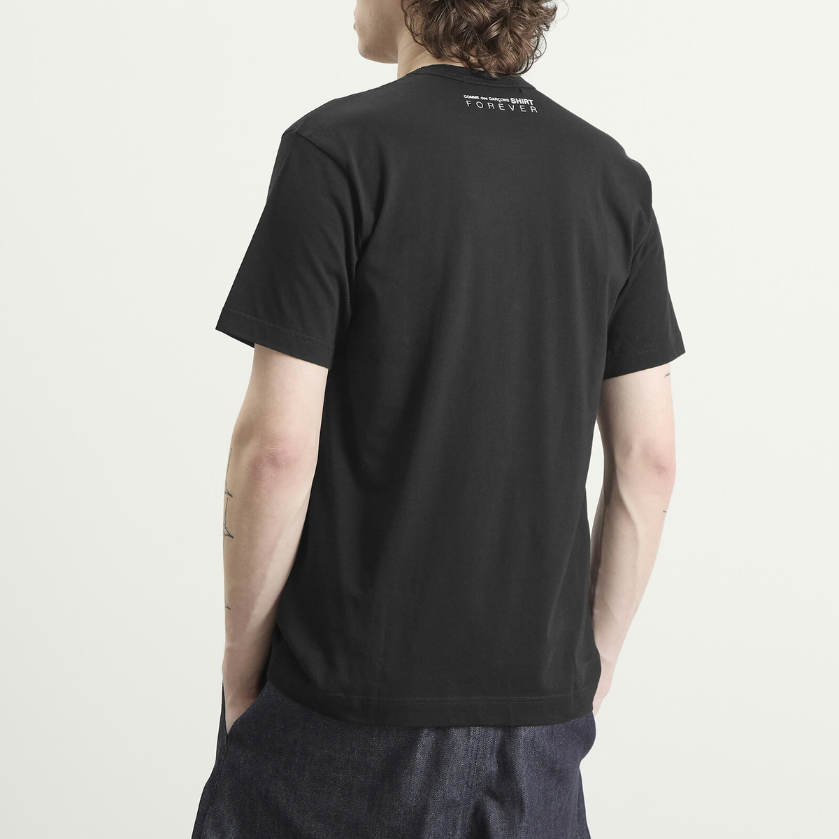 Comme des Garçons SHIRT Men's Cotton T-Shirt in Black