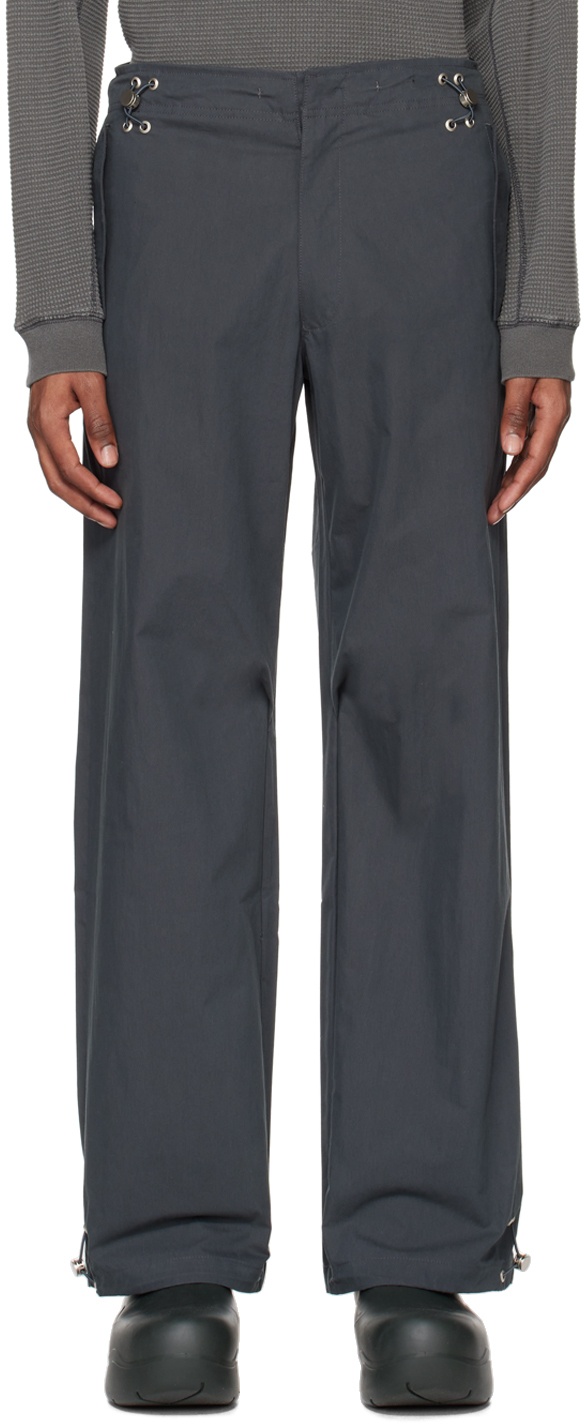 Photo: Seventh SSENSE Exclusive Gray Combats 410 Trousers