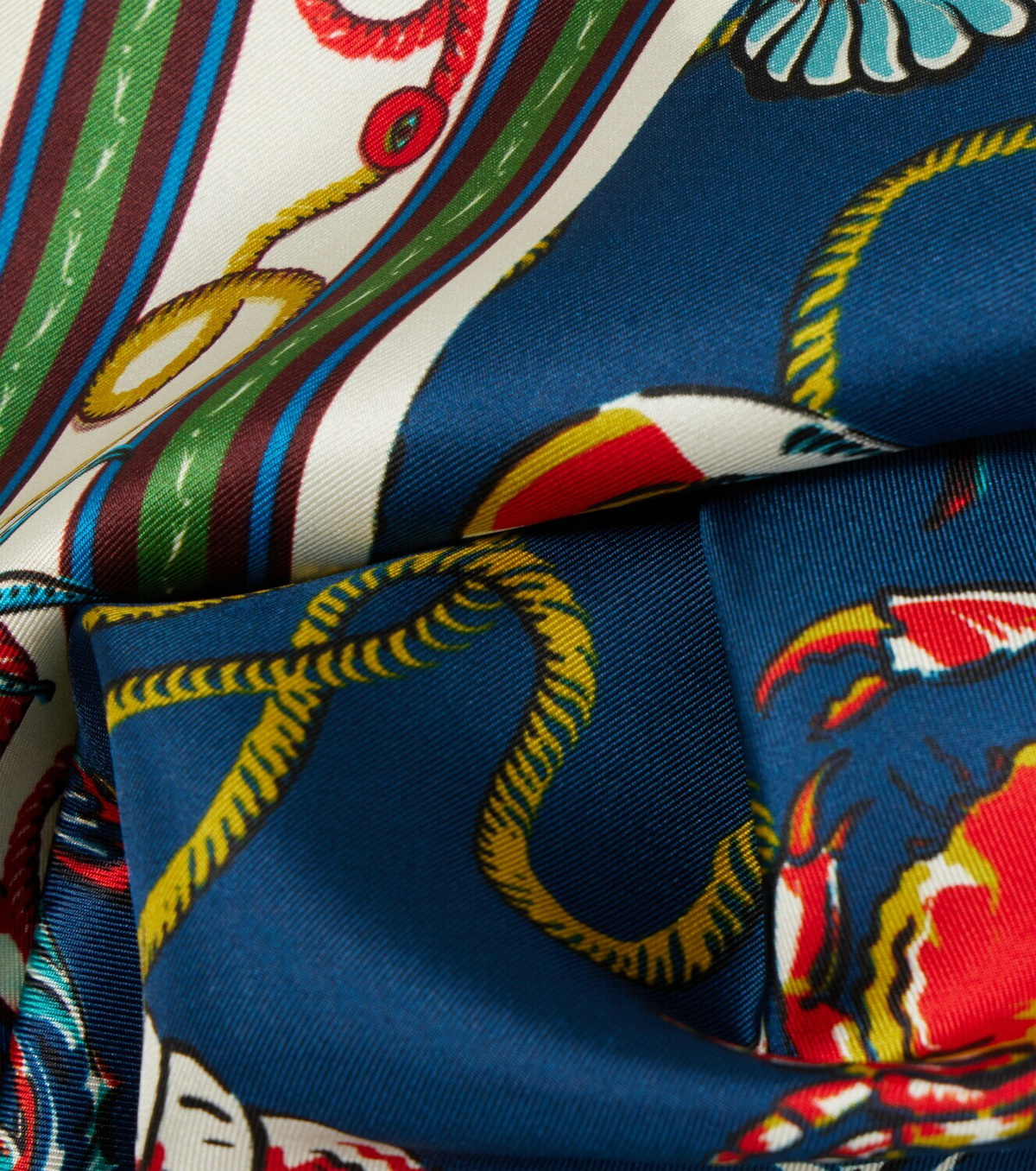 Alémais Printed silk twill scarf