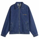 No Problemo Men's Nayoko Heavyweight Denim Jacket in Blue