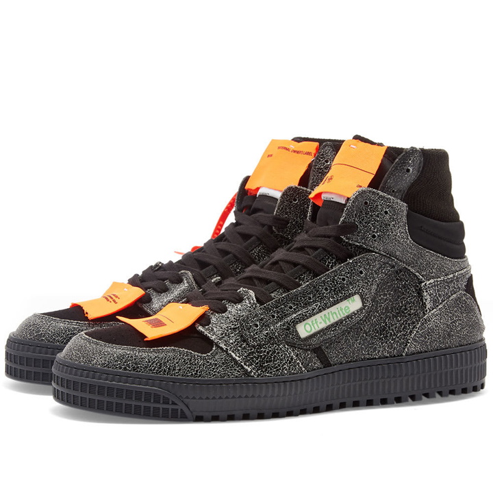 Photo: Off-White Off Court Leather Hi Sneaker