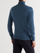 John Smedley - Cherwell Slim-Fit Merino Wool Rollneck Sweater - Blue