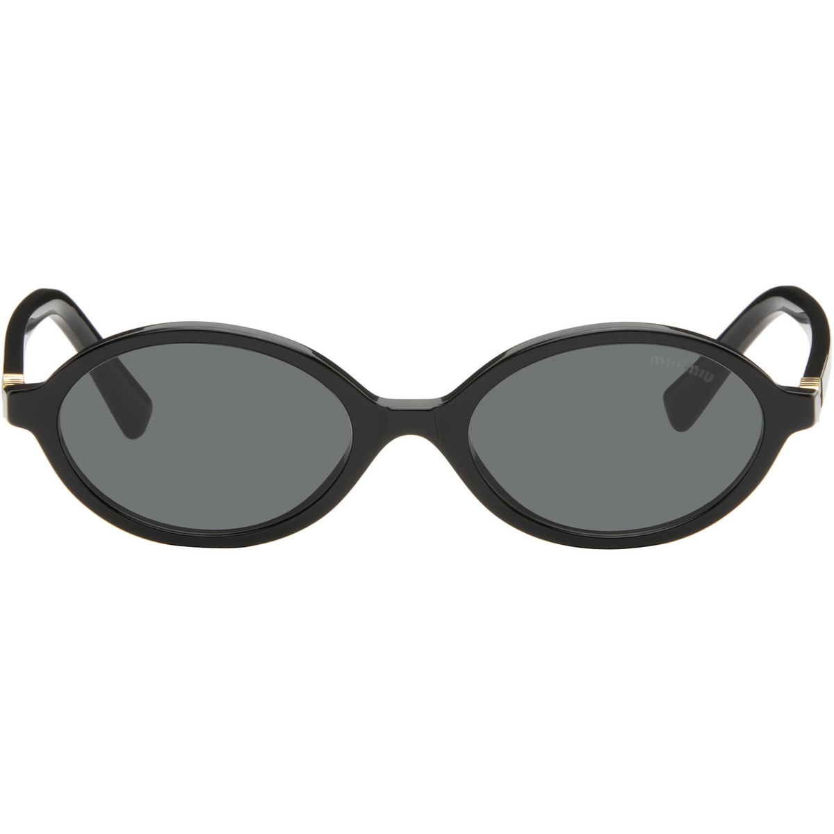 Miu Miu Eyewear Black Miu Regard Sunglasses