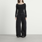 Entire Studios Women's Scoop Neck Bodysuit in Black