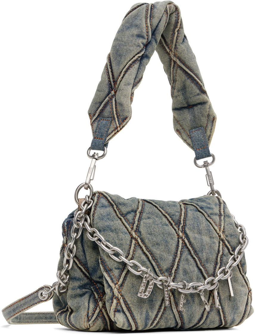 Diesel Blue Charm-D Shoulder M Bag Diesel Diesel Blue Charm-D Shoulder M Bag Diesel