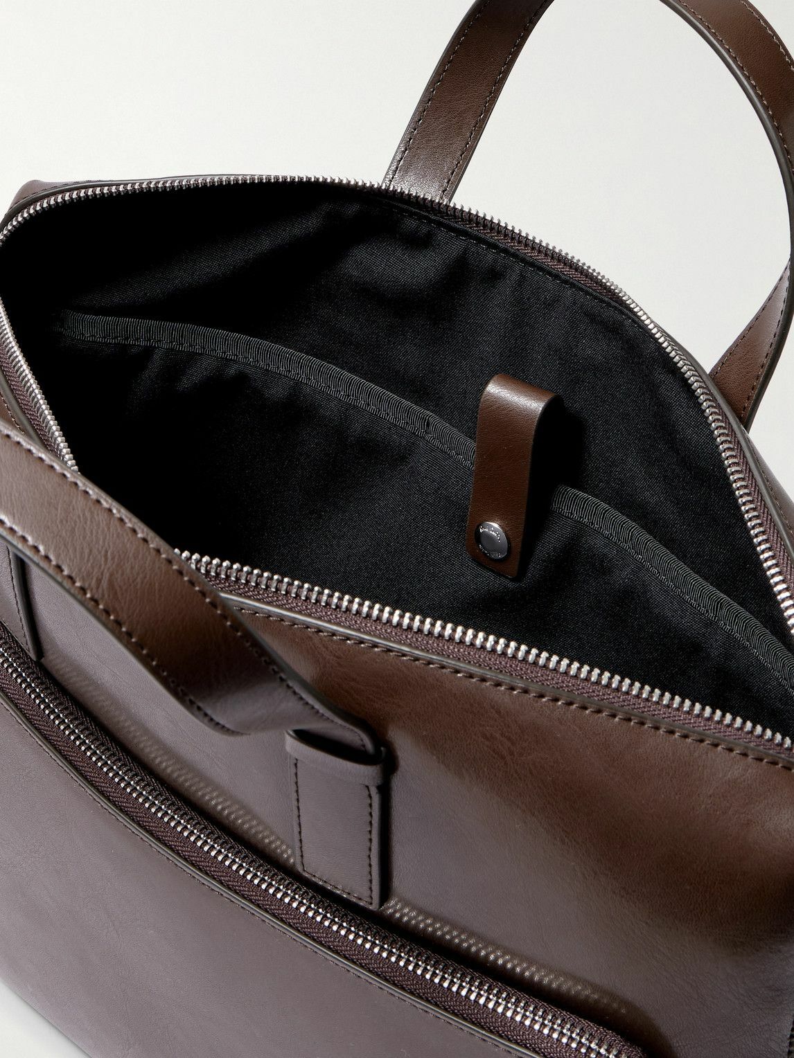 Paul Smith - Logo-Embossed Leather Briefcase