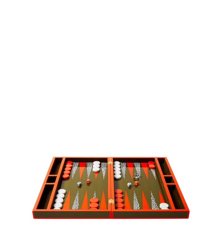 Photo: Jonathan Adler Leopard lacquered backgammon set