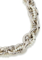 Simone Rocha Faux Peal-embellished Chain Necklace - Pearl - One Size