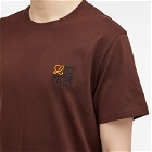 Loewe Men's Anagram T-Shirt in Chocolate Brown
