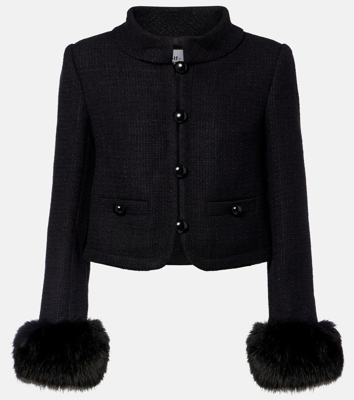 Self-Portrait Boucle' jacket